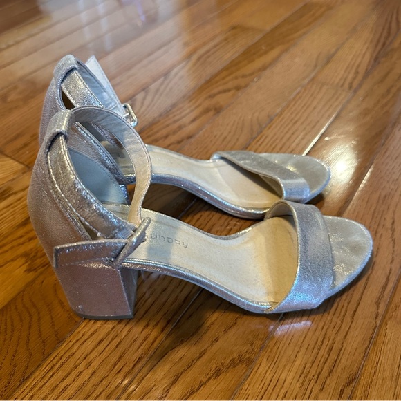 CL by Laundry Shoes - Gold shimmer heels